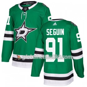 Dallas Stars Jacket Hockeydrakt Tyler Seguin 91 2017-2018 Kelly Grønn Adidas Authentic - Herre